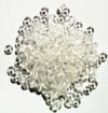 200 2x4mm Transparent Clear Rondelle Beads